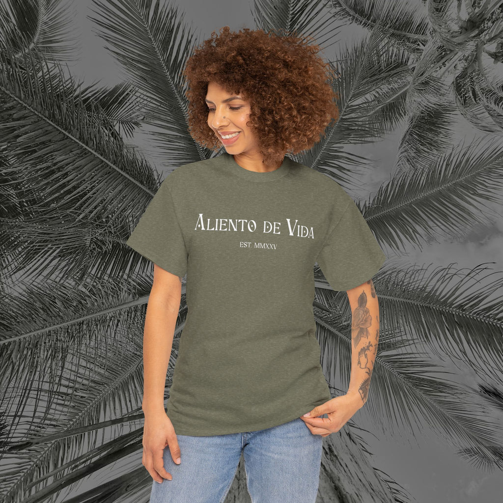 Peace Through Prayer - (UNISEX) Heavy Cotton Tee - Aliento De Vida