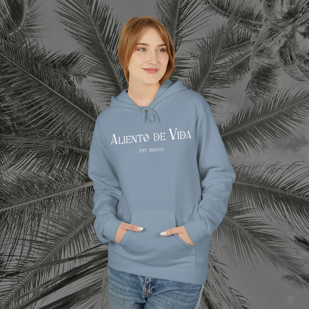 Throne of the Divine - (UNISEX) Midweight Fleece Hoodie - Aliento De Vida