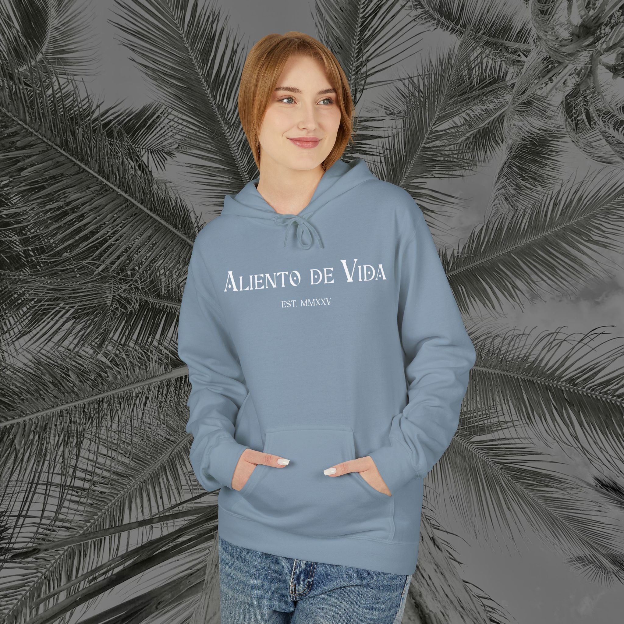Throne of the Divine - (UNISEX) Midweight Fleece Hoodie - Aliento De Vida