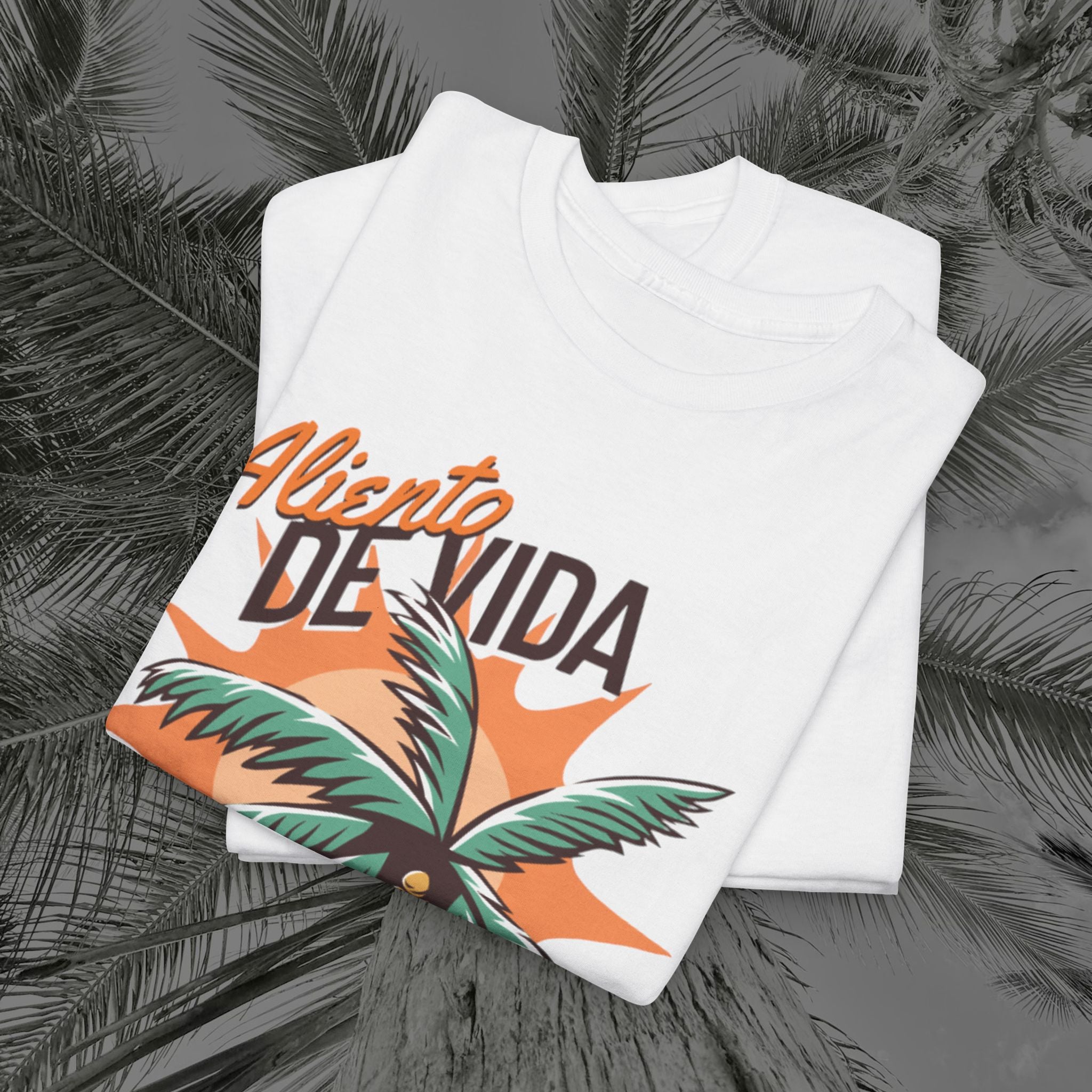 Pure Palm - (UNISEX) Heavy Cotton Tee - Aliento De Vida