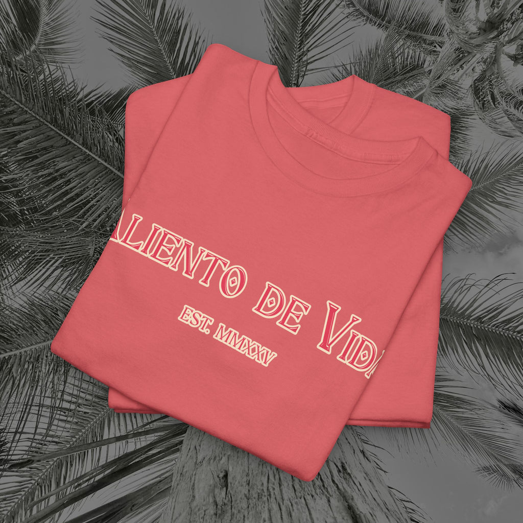 Breath Of Paradise - (UNISEX) Heavy Cotton T-Shirt - Back Design - Aliento De Vida