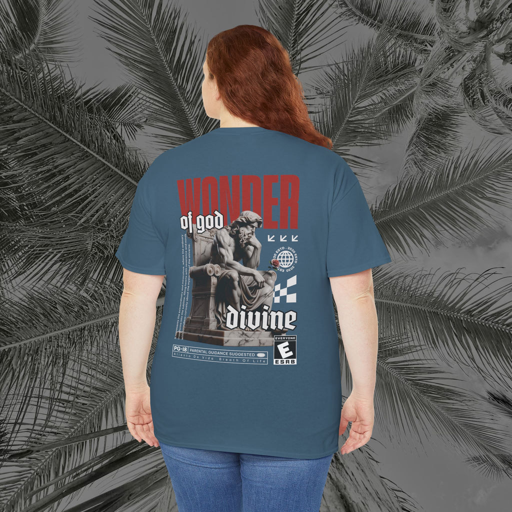 Throne of the Divine - (UNSEX) Heavy Cotton T-Shirt - Aliento De Vida