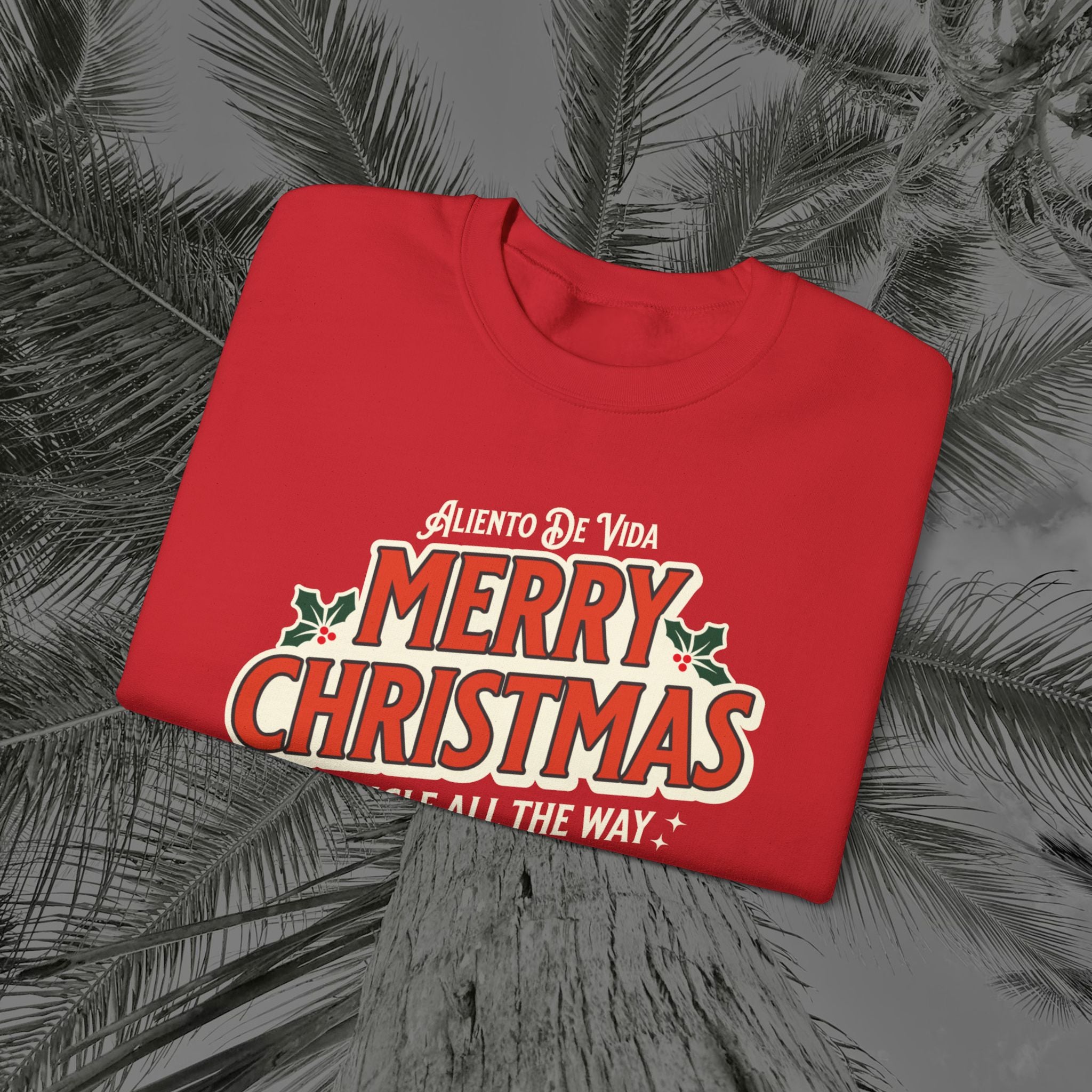 Merry Christmas - (UNISEX) Cozy Crewneck Sweatshirt - Aliento De Vida