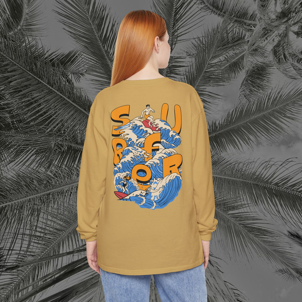 Ocean Motion - (UNISEX) Long Sleeve T-Shirt - Aliento de Vida