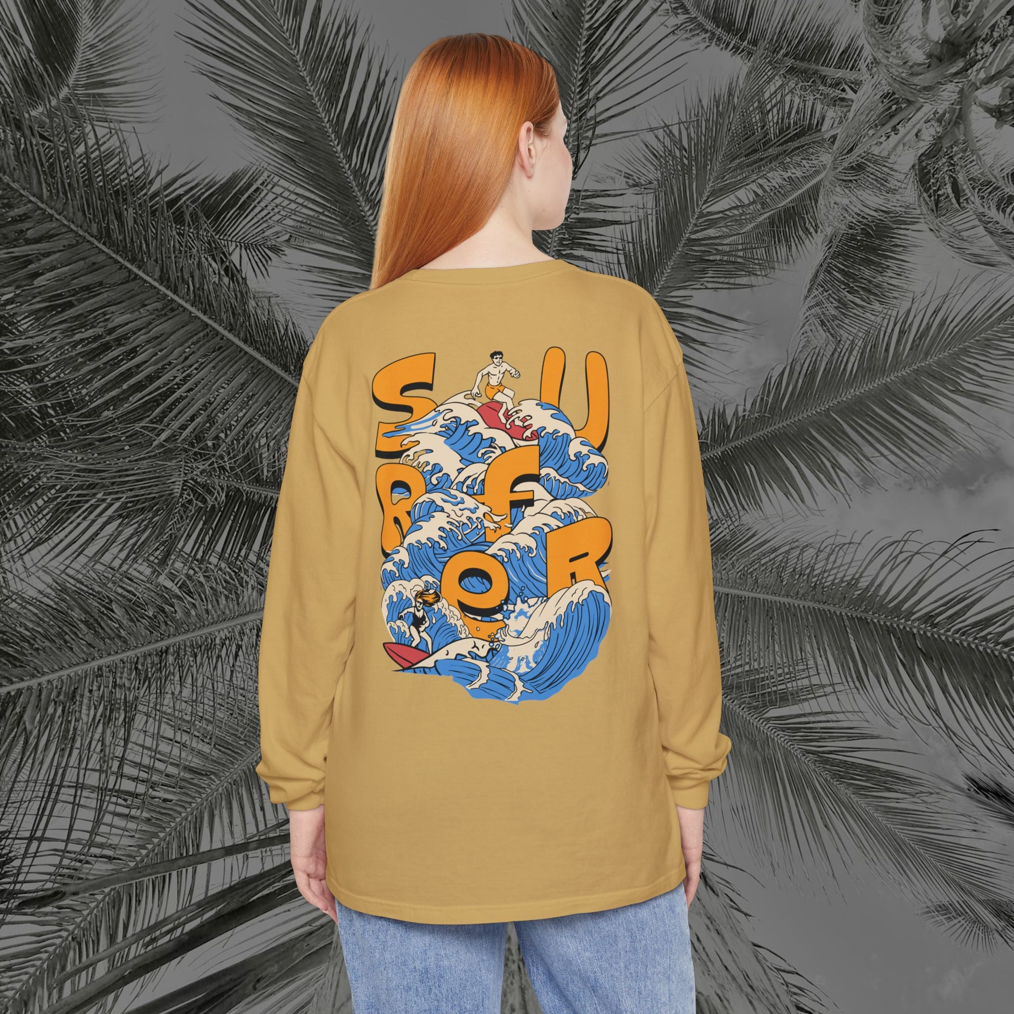 Ocean Motion - (UNISEX) Long Sleeve T-Shirt - Aliento de Vida