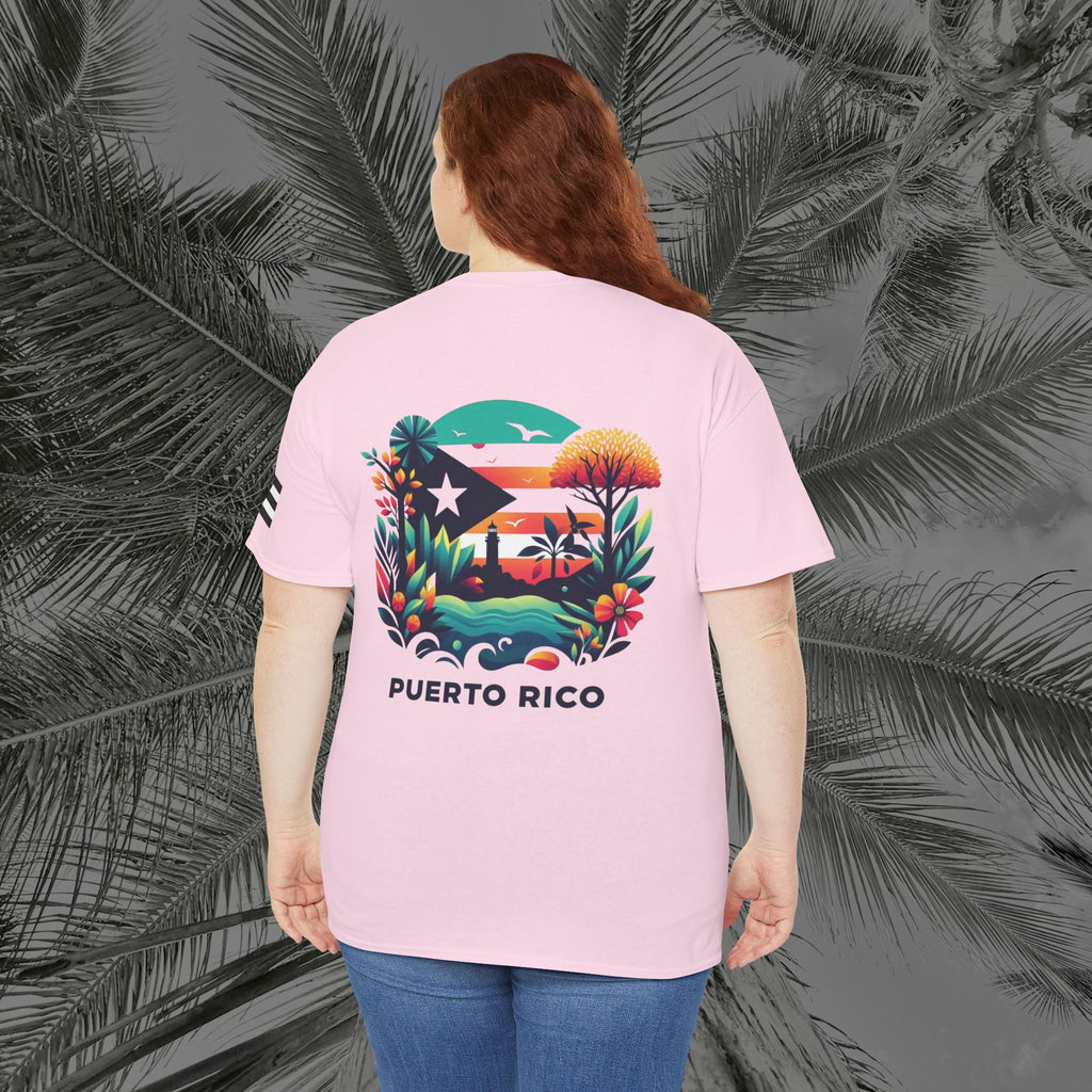 Isla Vibrante - PR COLLECTION - (UNISEX) Heavy Cotton Tee - Aliento De Vida