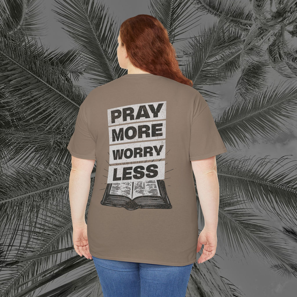 Peace Through Prayer - (UNISEX) Heavy Cotton Tee - Aliento De Vida