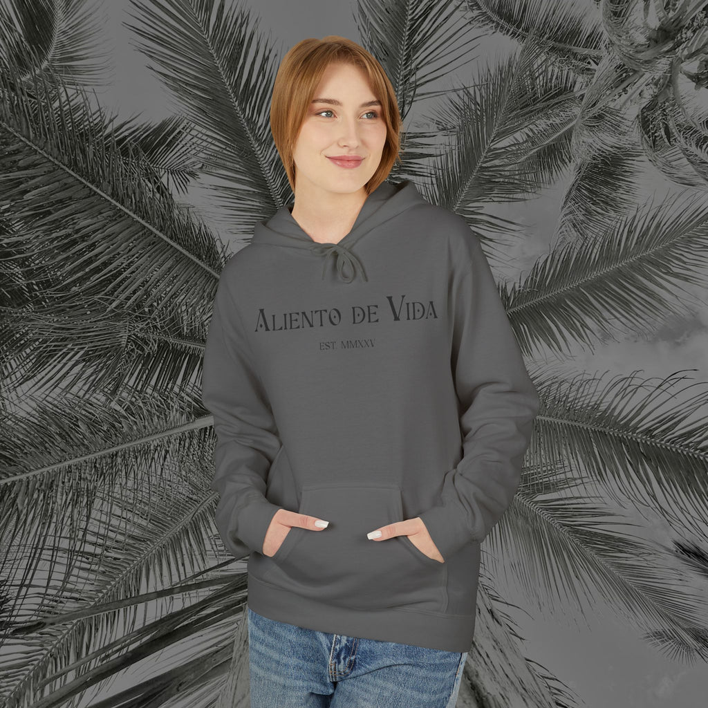 Wings of Grace - (UNISEX) Midweight Fleece Hoodie- Aliento De Vida