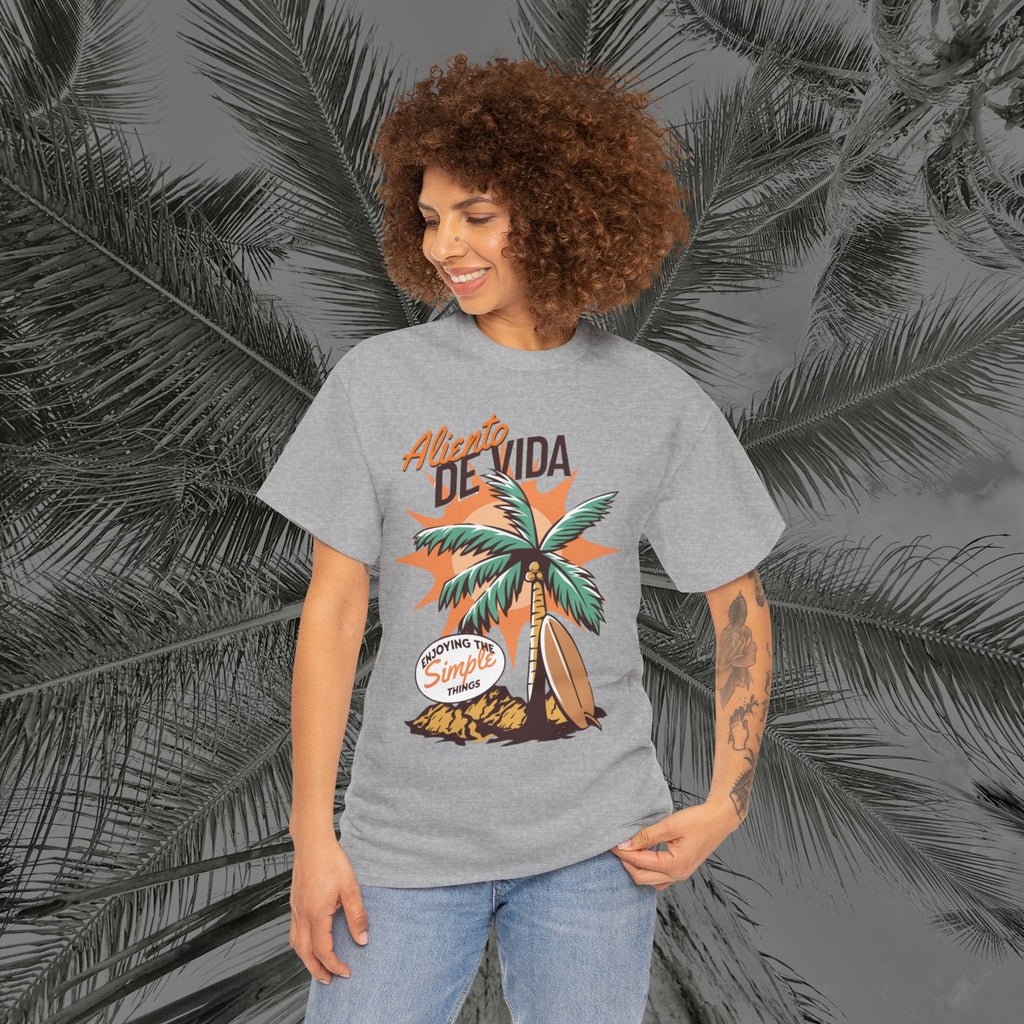 Pure Palm - (UNISEX) Heavy Cotton Tee - Aliento De Vida