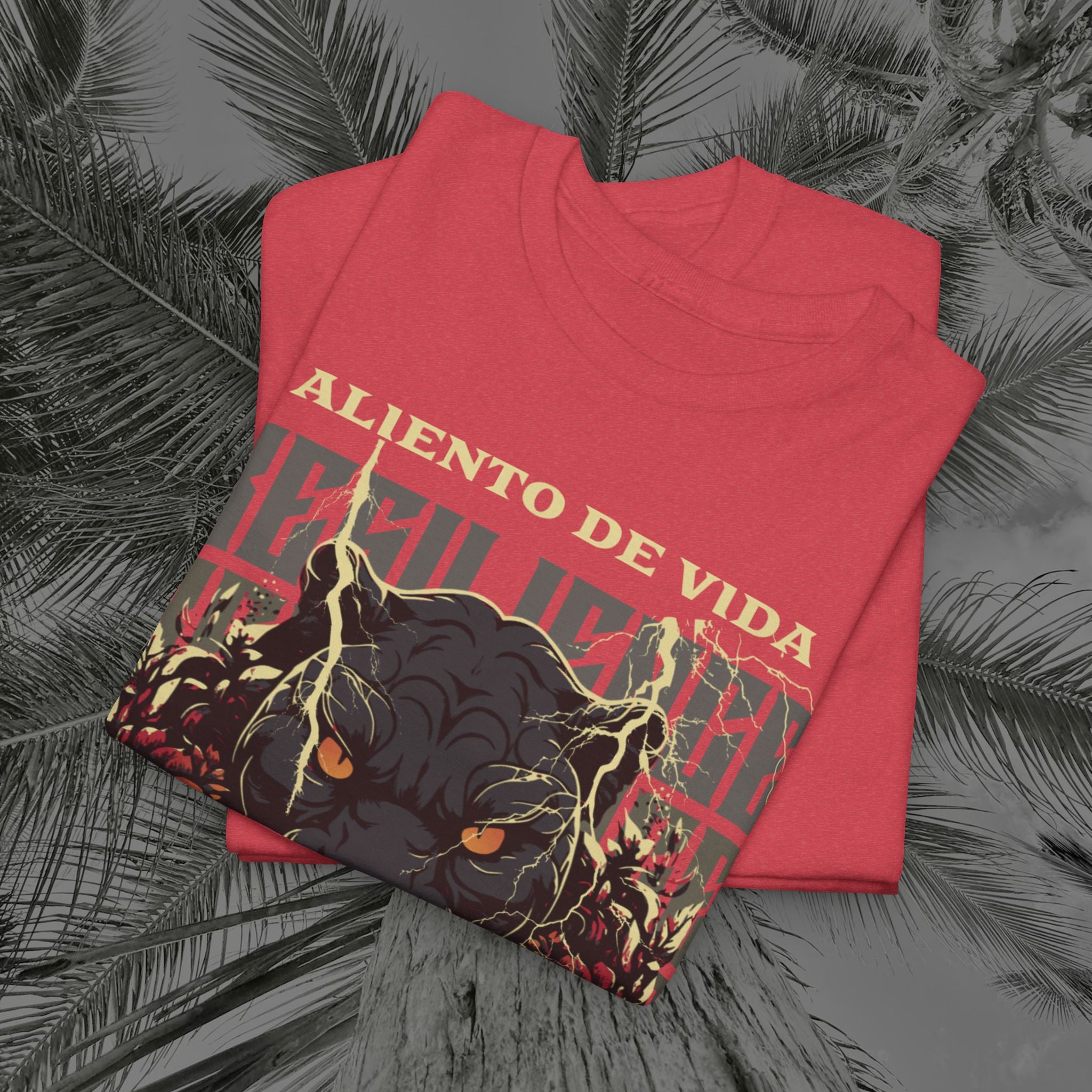 Rise of the Panther - (UNISEX) Heavy Cotton Tee - Aliento De Vida