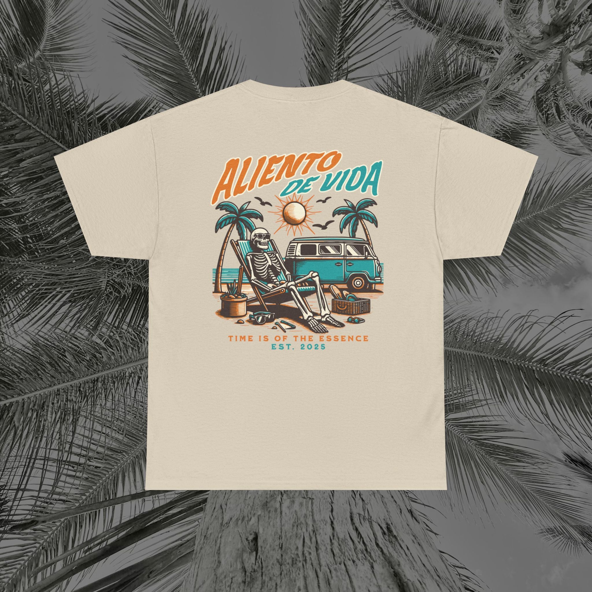 Beach, Please—I’m Dead - (UNISEX) Heavy Cotton T-Shirt - Aliento De Vida