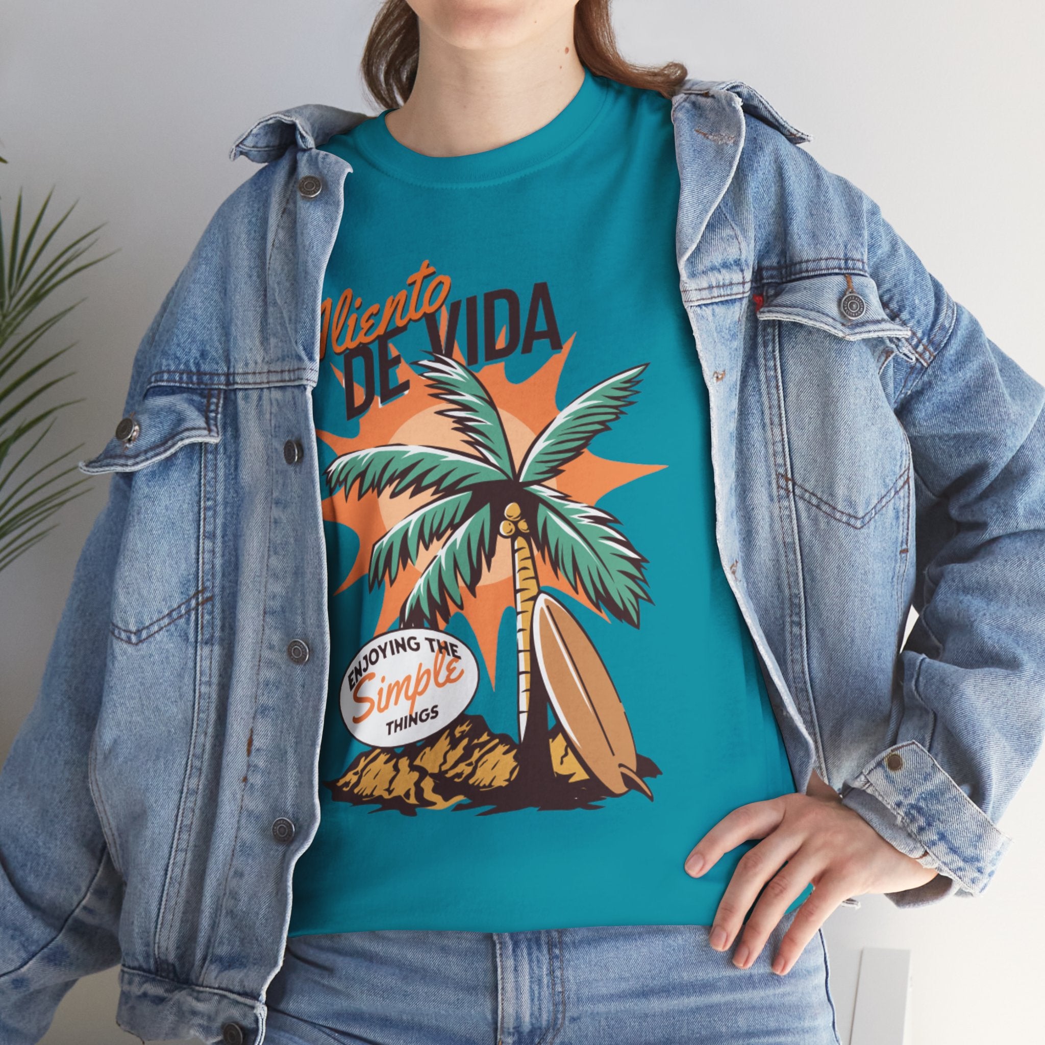 Pure Palm - (UNISEX) Heavy Cotton Tee - Aliento De Vida