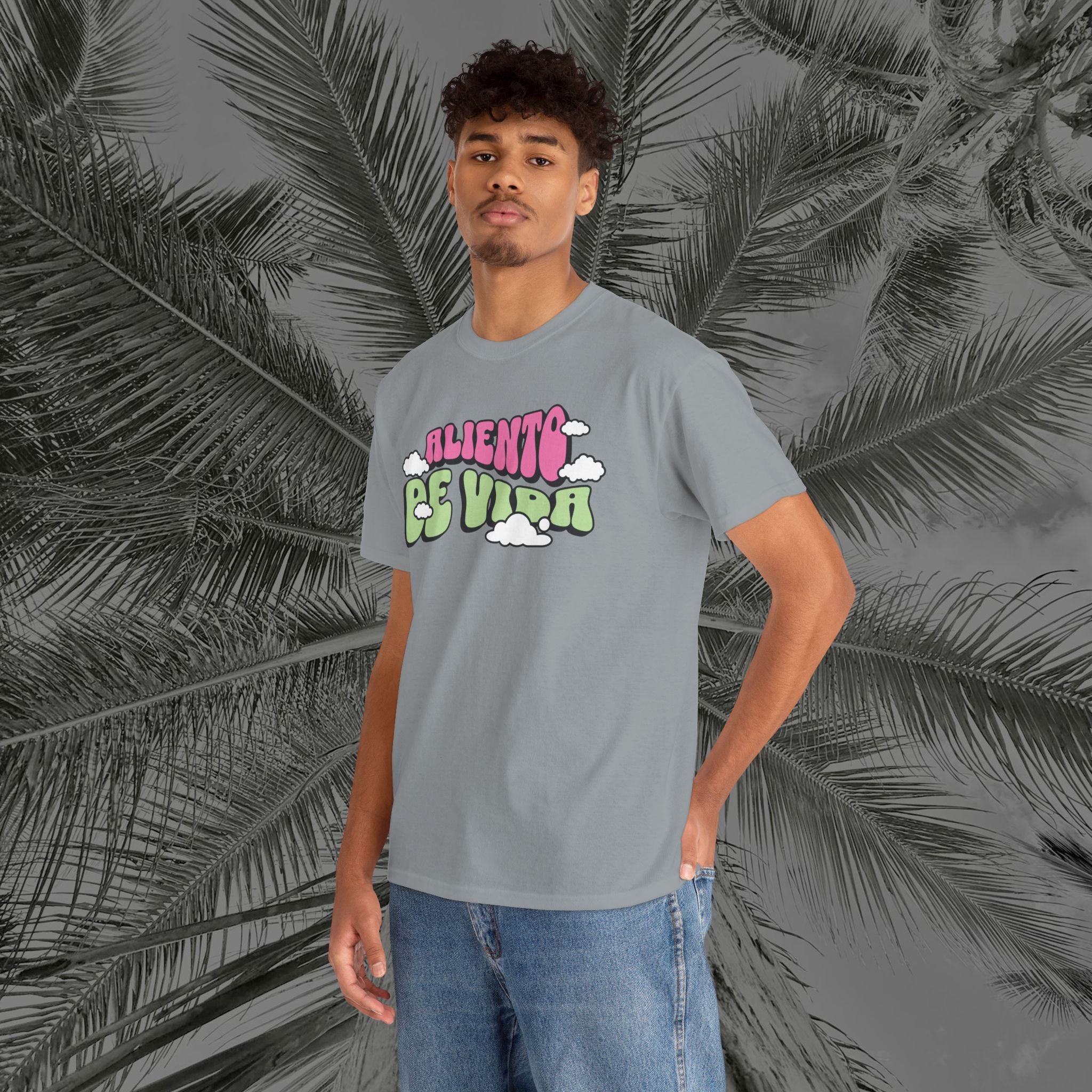 Clouds #2 - (UNISEX) Heavy Cotton T-Shirt - Aliento De Vida