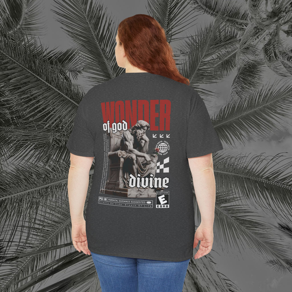Throne of the Divine - (UNSEX) Heavy Cotton T-Shirt - Aliento De Vida
