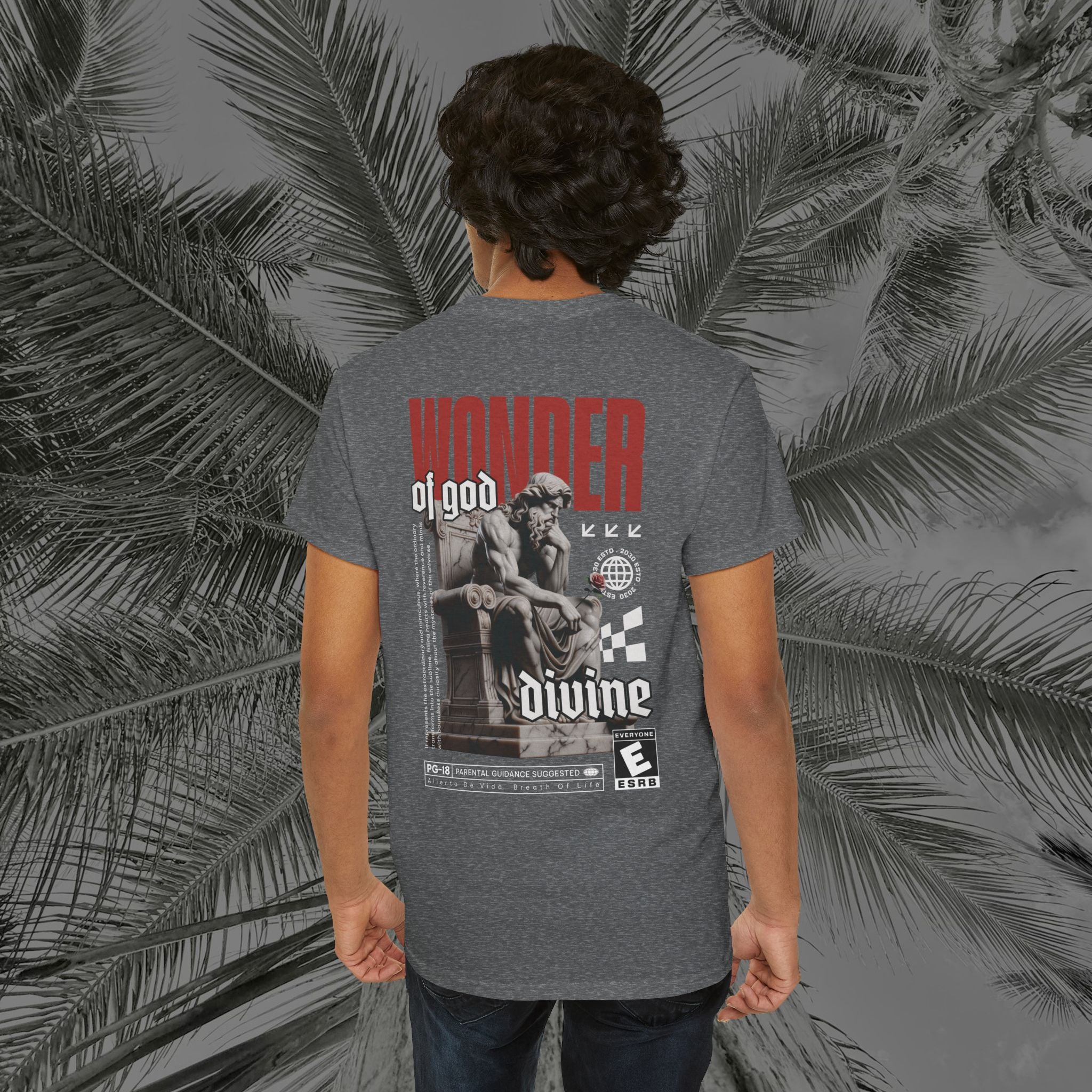 Throne of the Divine - (UNSEX) Heavy Cotton T-Shirt - Aliento De Vida