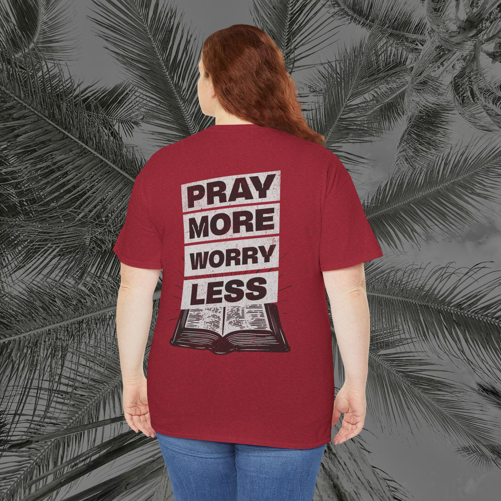 Peace Through Prayer - (UNISEX) Heavy Cotton Tee - Aliento De Vida