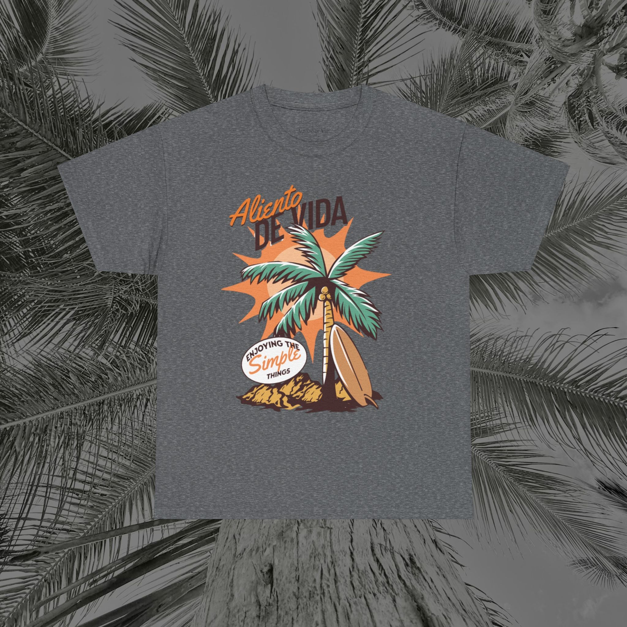 Pure Palm - (UNISEX) Heavy Cotton Tee - Aliento De Vida
