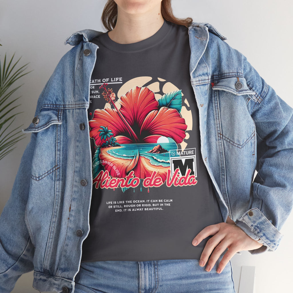 Breath Of Paradise - (UNISEX) Heavy Cotton T-Shirt - Aliento De Vida