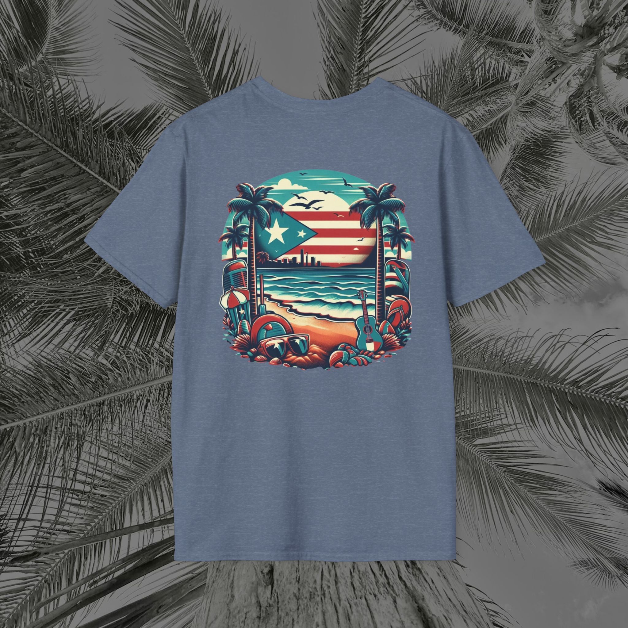 A Slice of Paradise - PR COLLECTION - (UNISEX) Soft style T-Shirt - Aliento De Vida
