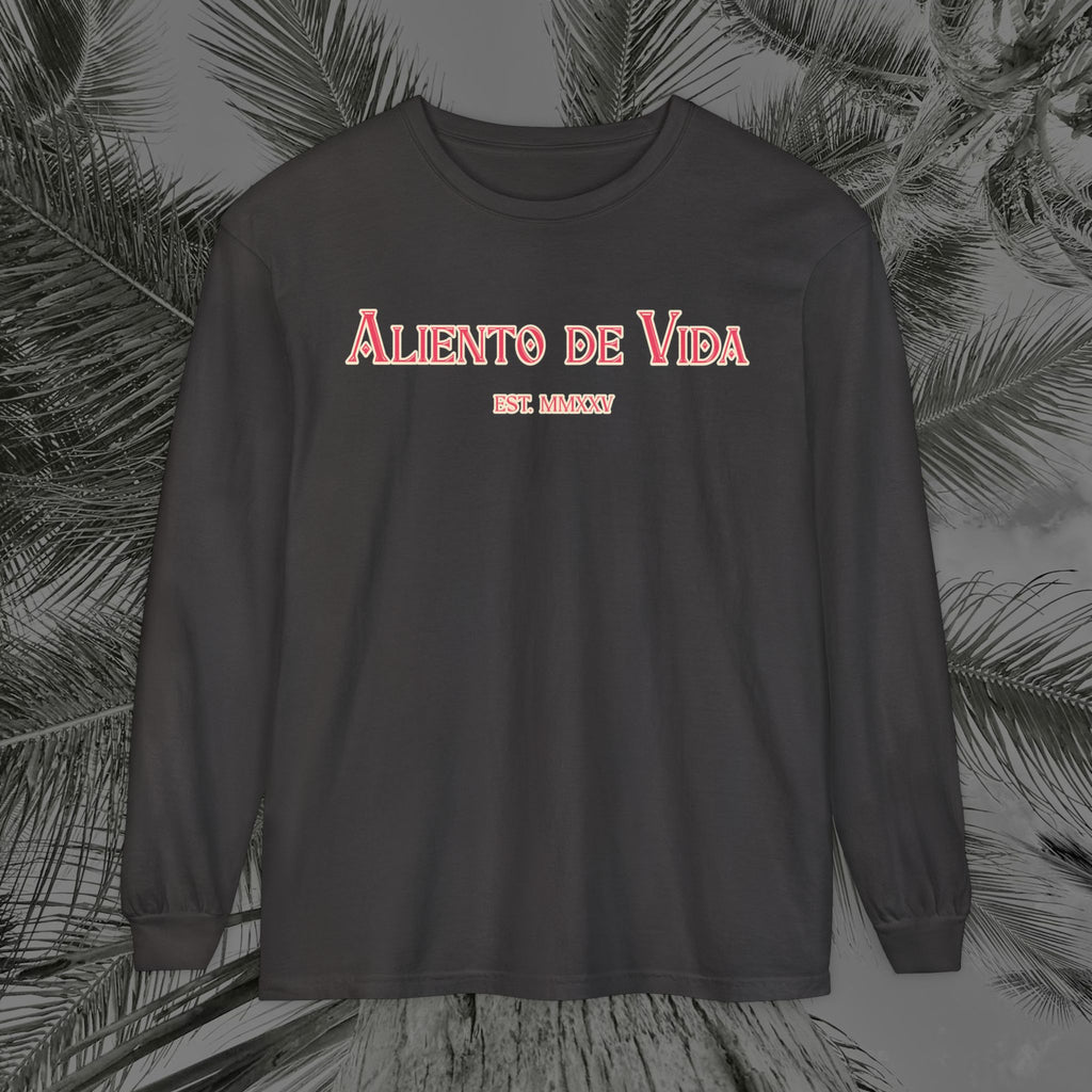 Breath Of Paradise - (UNISEX) Long Sleeve Shirt - Back Design - Aliento De Vida