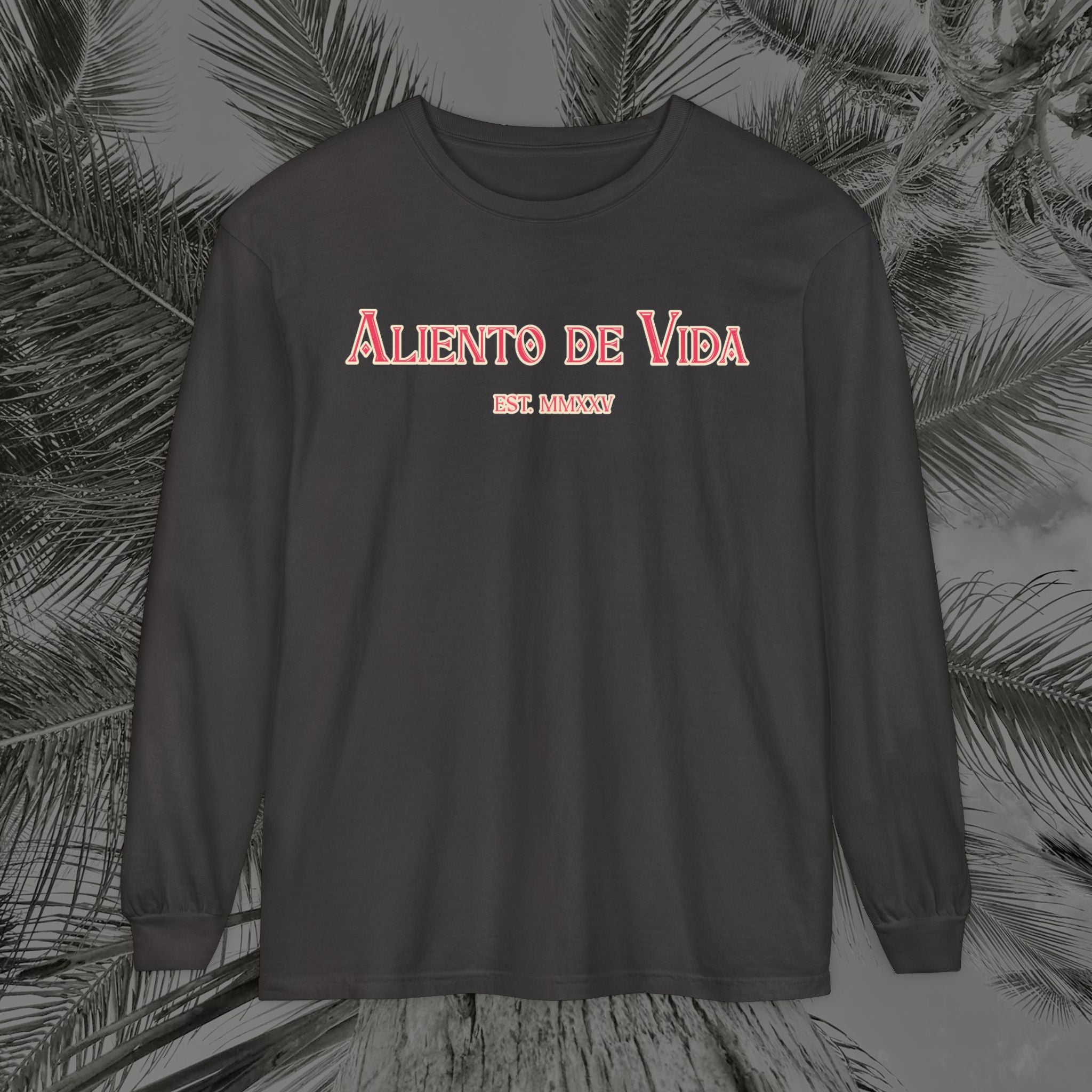 Breath Of Paradise - (UNISEX) Long Sleeve Shirt - Back Design - Aliento De Vida