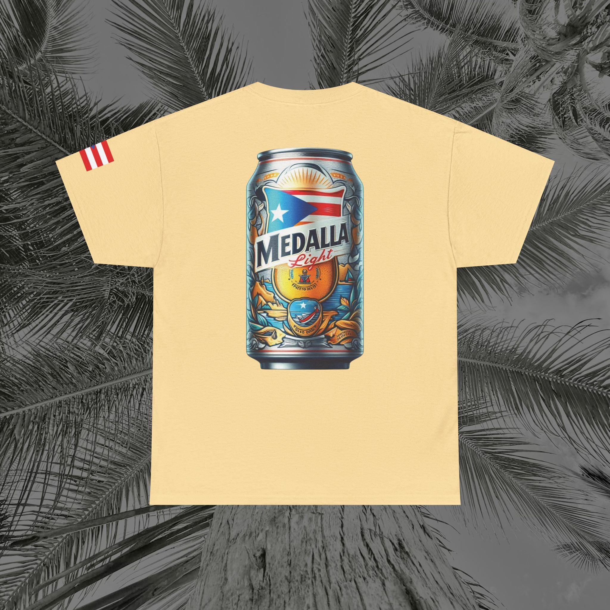 Crack Open A Unique Medalla - PR COLLECTION - (UNISEX) Heavy Cotton Tee - Aliento De Vida