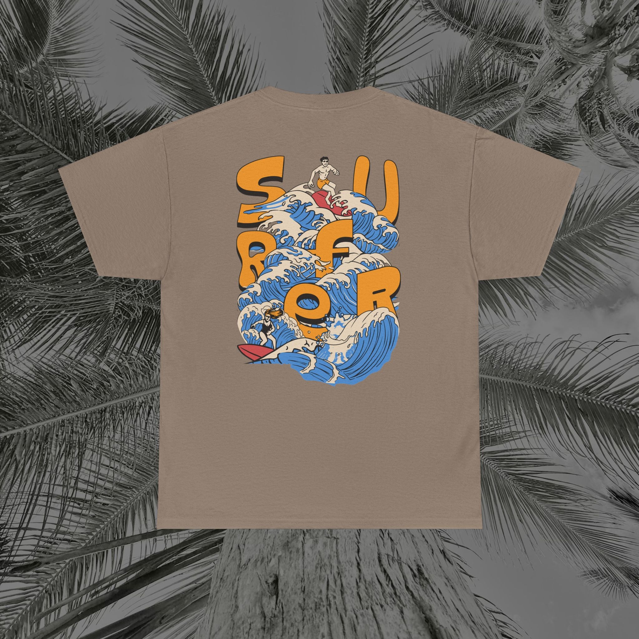 Ocean Motion - (UNISEX) Heavy Cotton Tee - Aliento De Vida