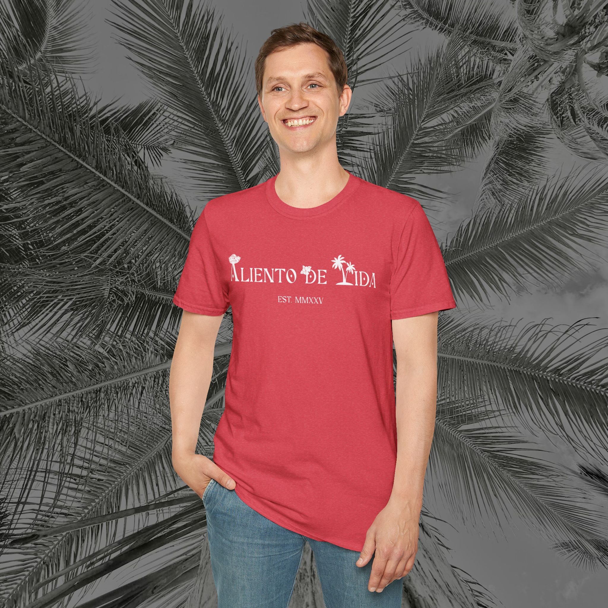 A Slice of Paradise - PR COLLECTION - (UNISEX) Soft style T-Shirt - Aliento De Vida