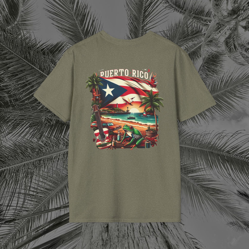 Coqui De La Playa - PR COLLECTION - (UNISEX) T-Shirt - Aliento De Vida