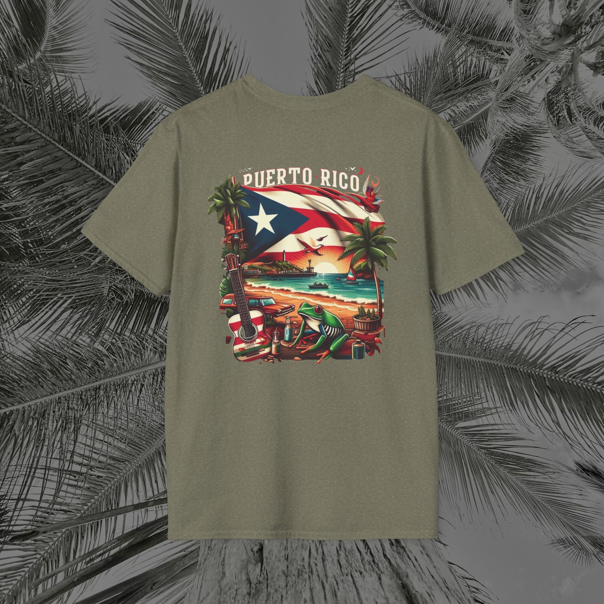 Coqui De La Playa - PR COLLECTION - (UNISEX) T-Shirt - Aliento De Vida