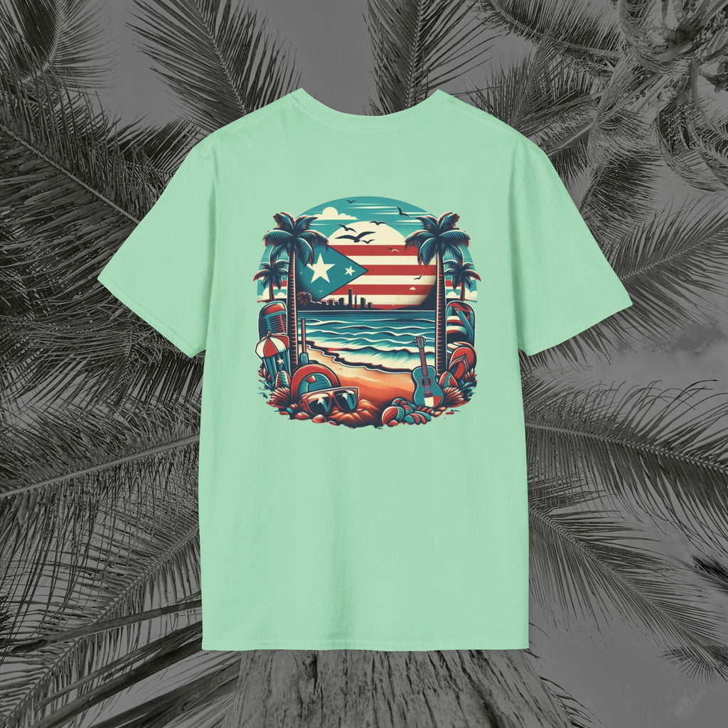 A Slice of Paradise - PR COLLECTION - (UNISEX) Soft style T-Shirt - Aliento De Vida