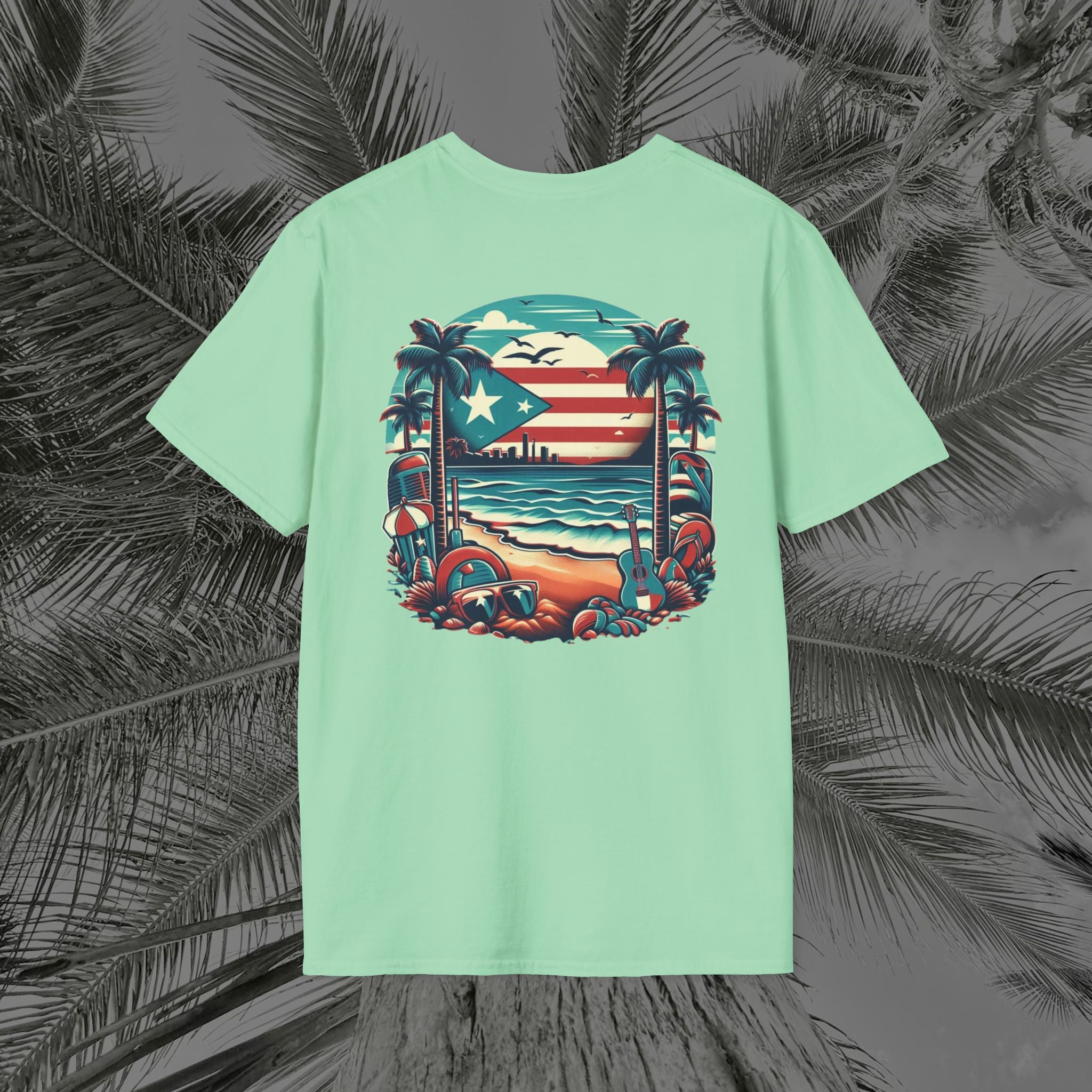 A Slice of Paradise - PR COLLECTION - (UNISEX) Soft style T-Shirt - Aliento De Vida