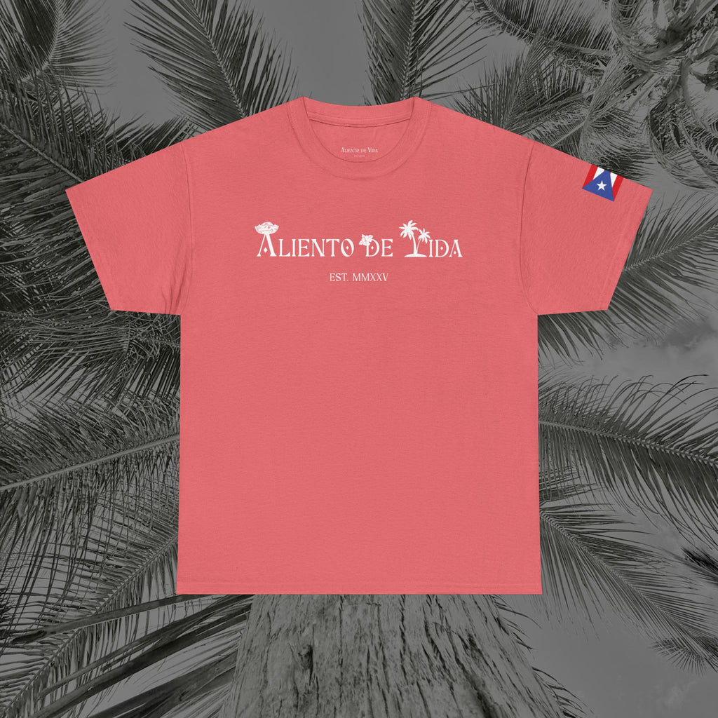 Island Cruiser - PR COLLECTION - (UNISEX) Heavy Cotton Tee - Aliento De Vida