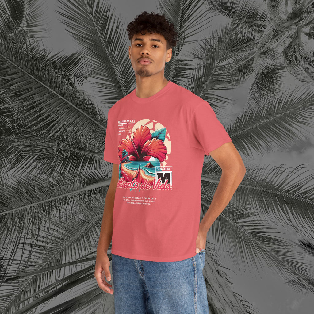Breath Of Paradise - (UNISEX) Heavy Cotton T-Shirt - Aliento De Vida