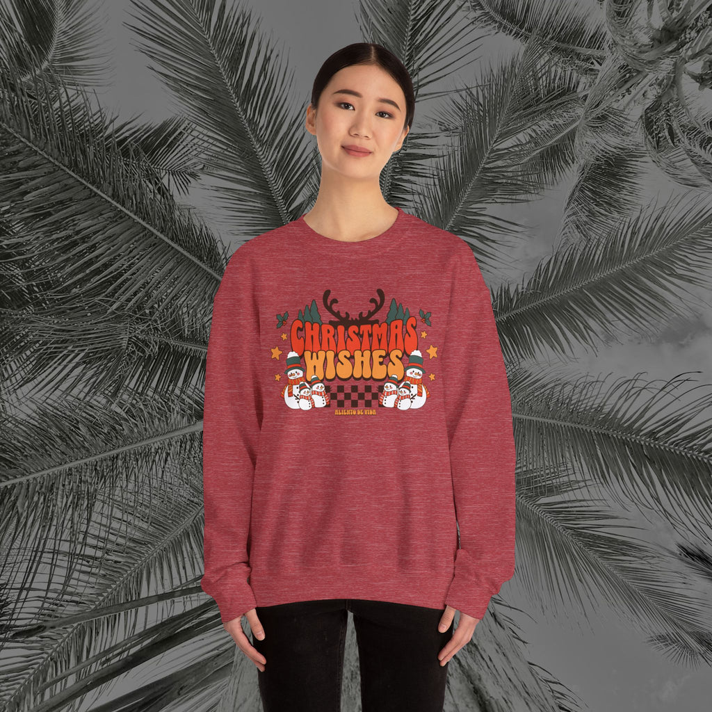 Chillin’ With My Snowmies - (UNISEX) Cozy Crewneck Sweatshirt - Aliento De Vida