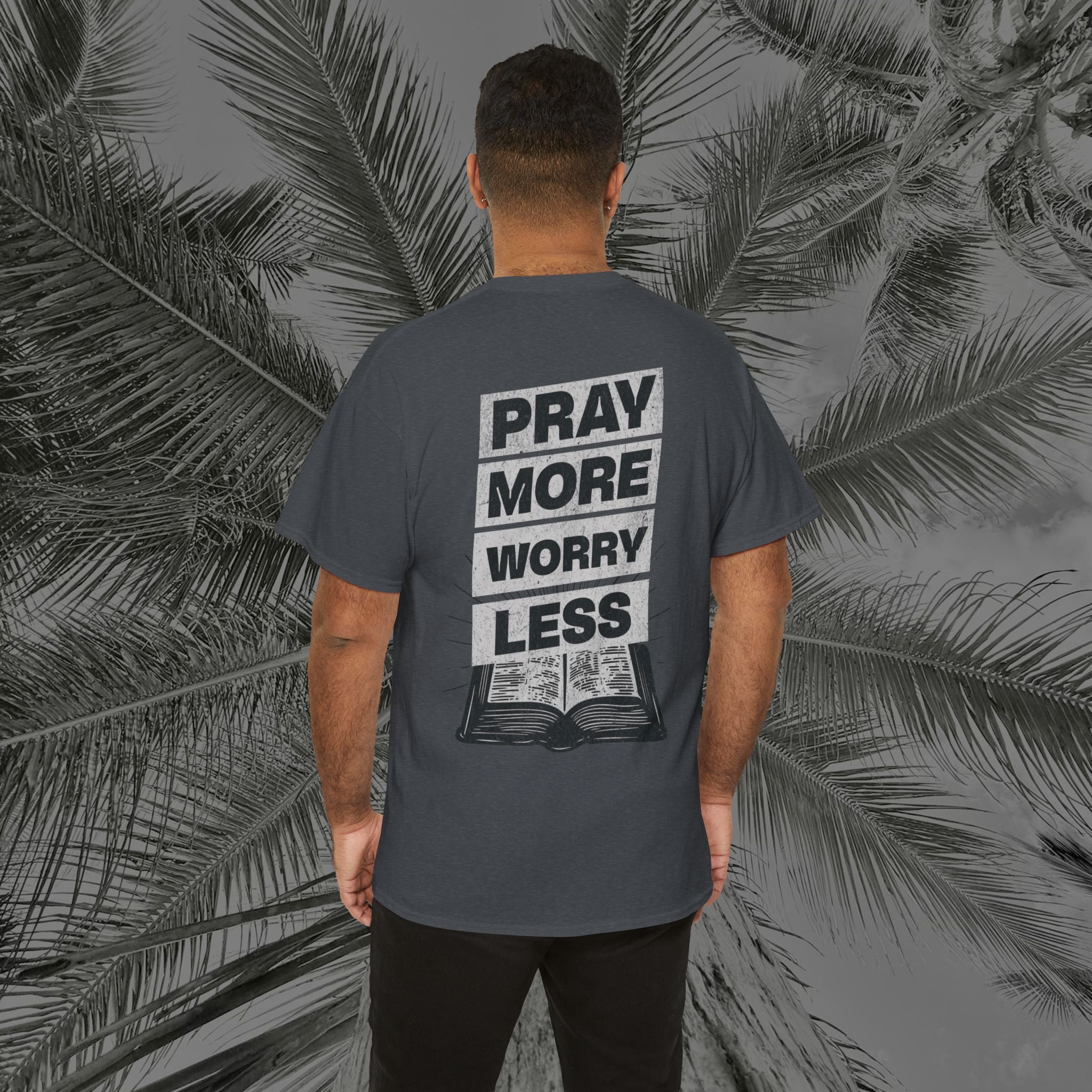 Peace Through Prayer - (UNISEX) Heavy Cotton Tee - Aliento De Vida