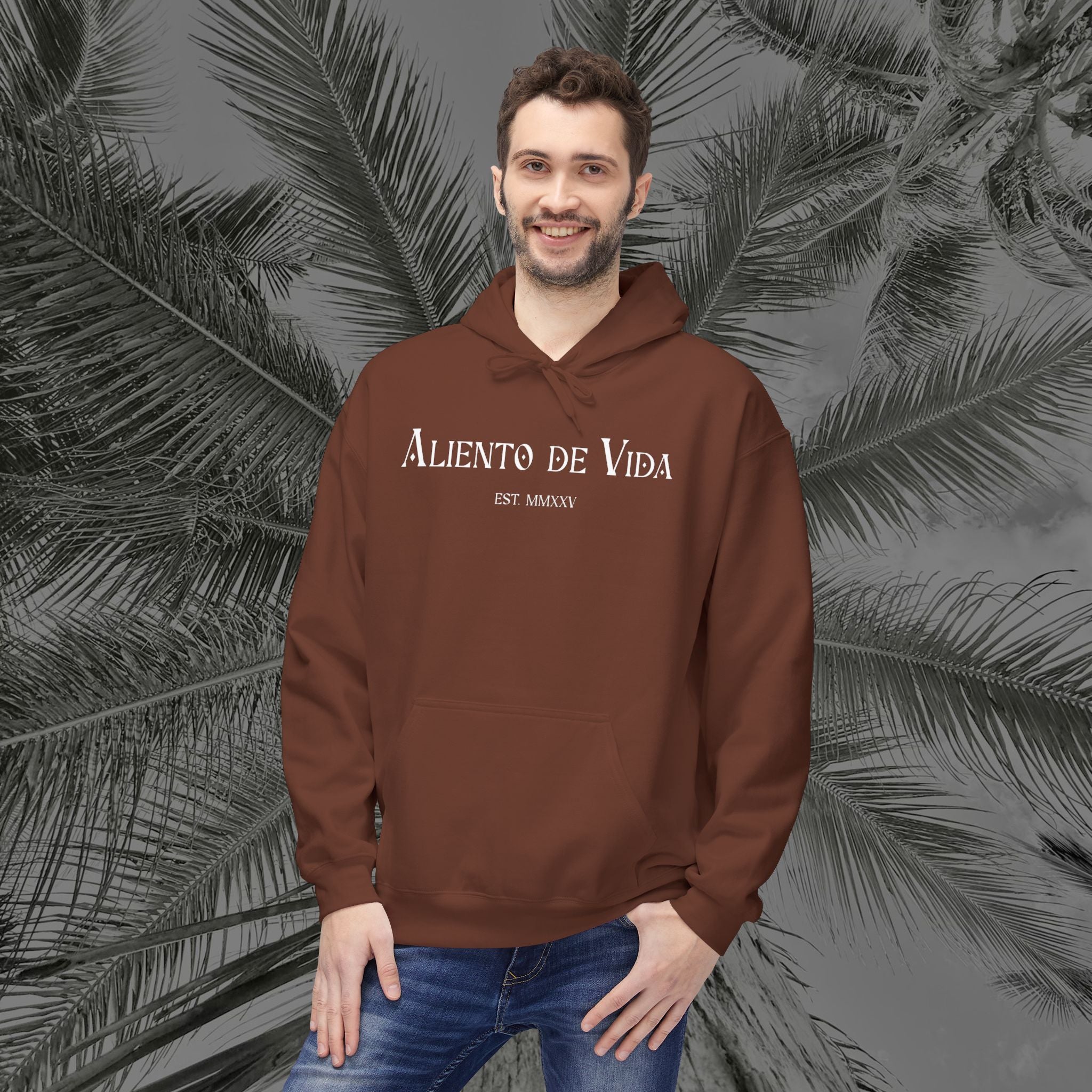 Peace Through Prayer - (UNISEX) Midweight Fleece Hoodie - Aliento De Vida