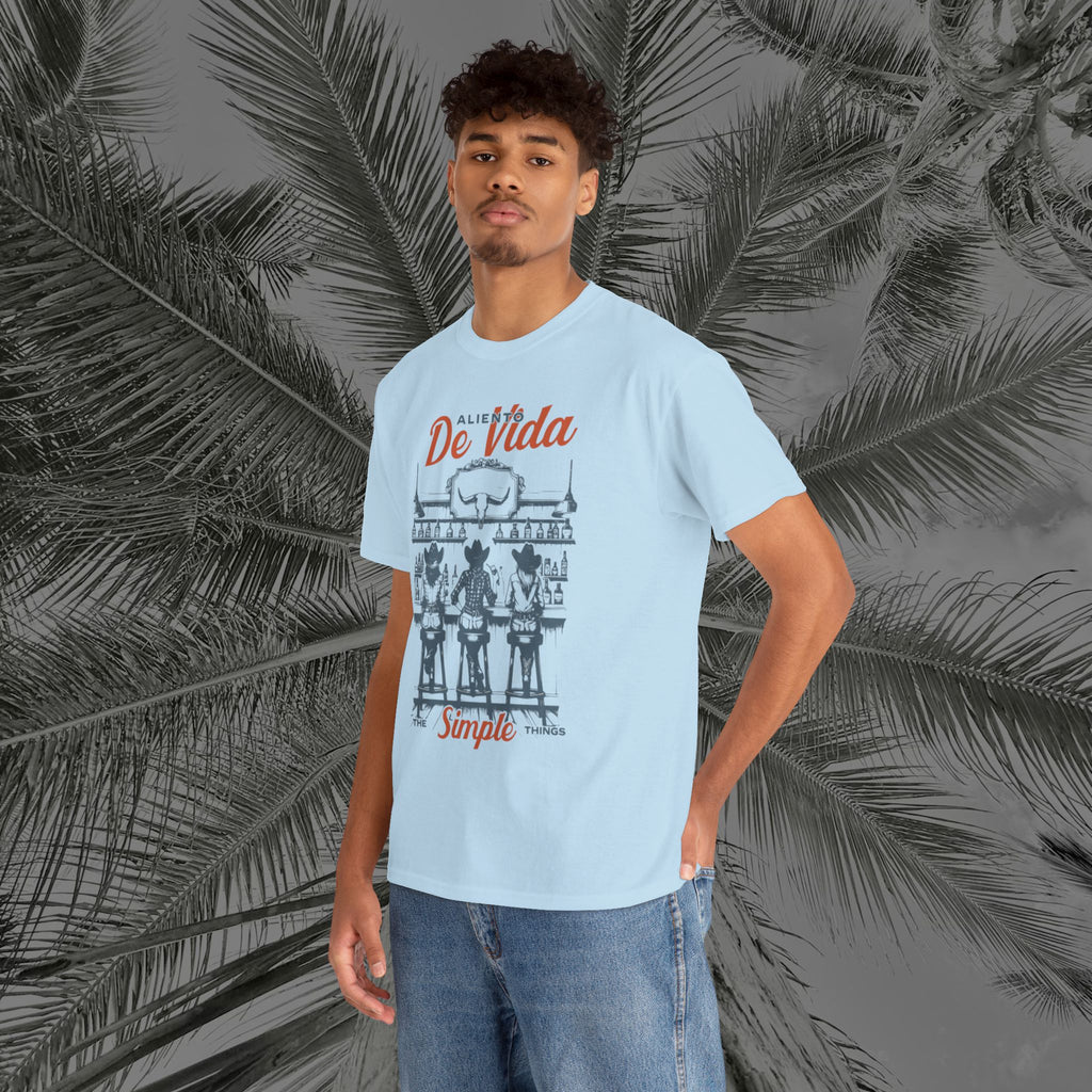 Let's Have A Drink - (UNISEX) Heavy Cotton T-Shirt - Aliento De Vida