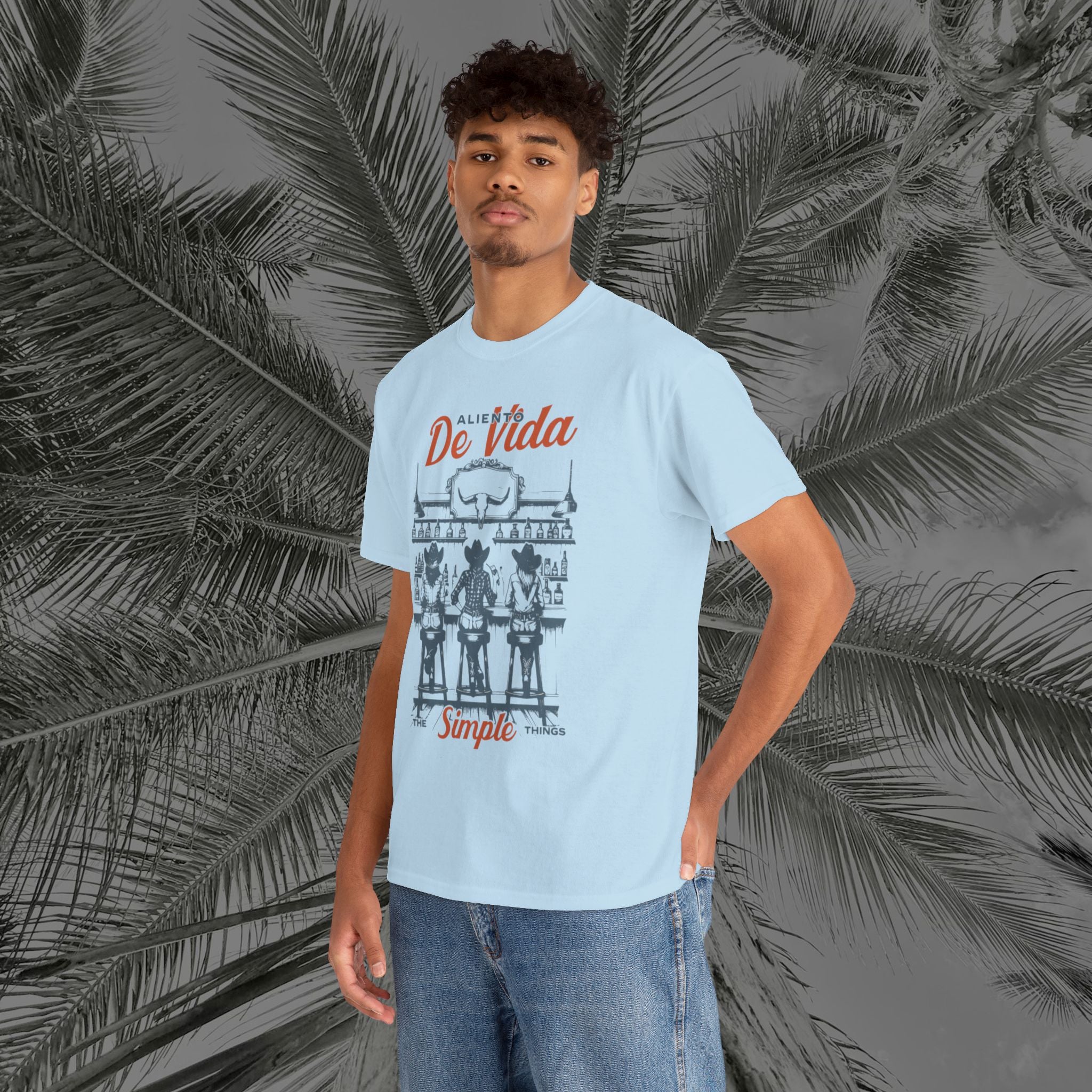 Let's Have A Drink - (UNISEX) Heavy Cotton T-Shirt - Aliento De Vida