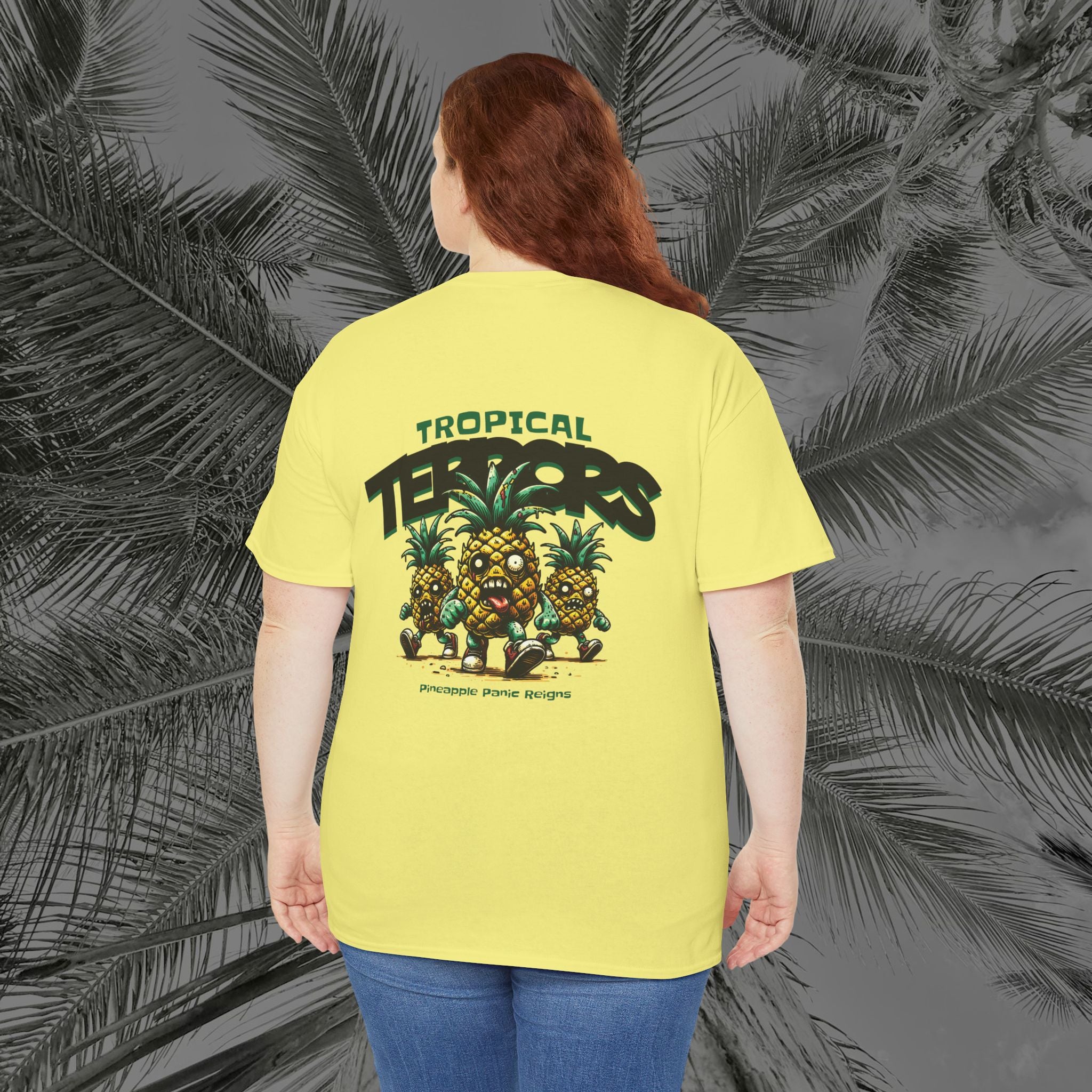 Tropical Terrors - (UNISEX) Heavy Cotton T-Shirt - Aliento De Vida