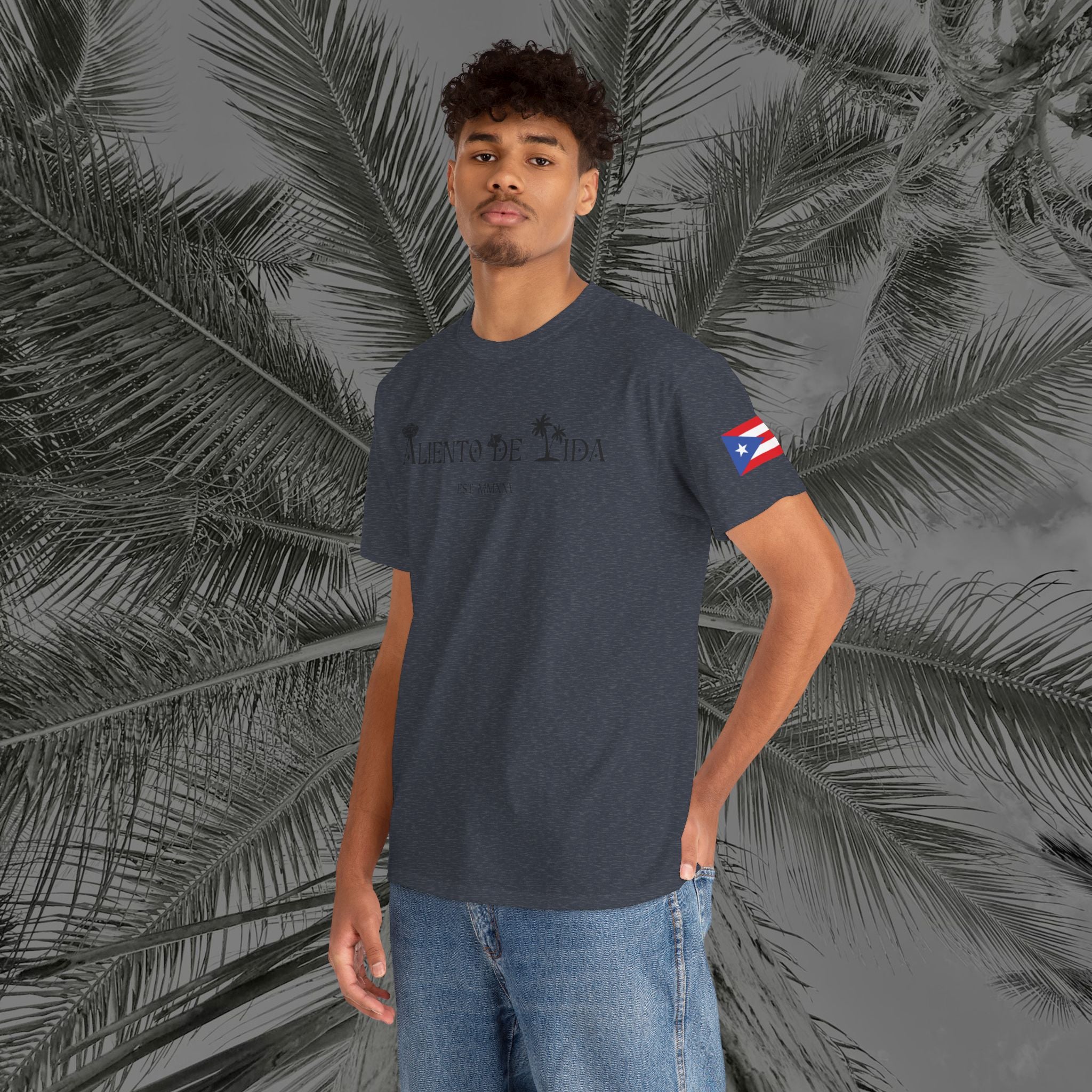 WE ARE PUERTO RICAN - PR COLLECTION - (UNISEX) Heavy Cotton Tee - Aliento De Vida