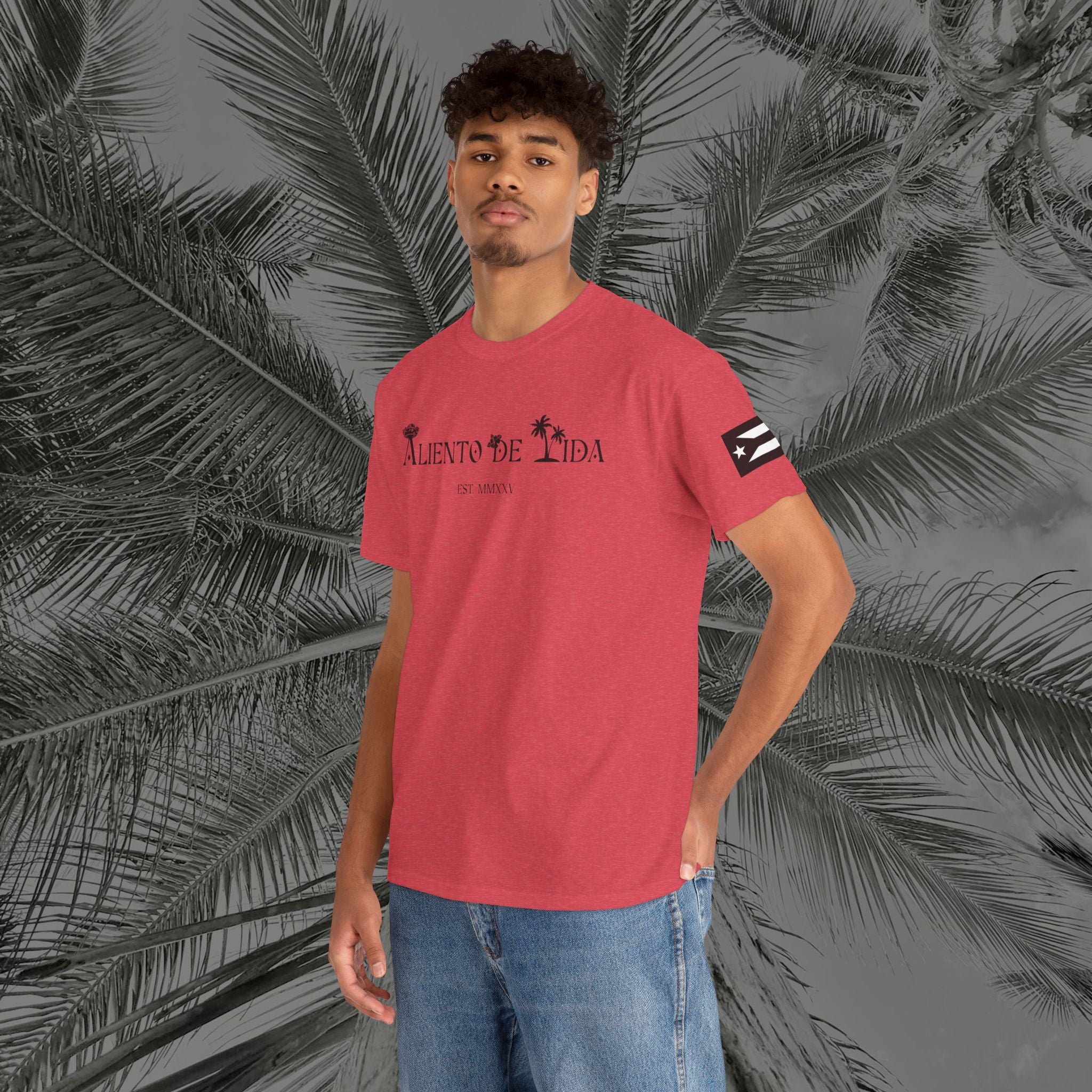 Frog Of The Island - PR COLLECTION - (UNISEX) Heavy Cotton Tee - Aliento De Vida