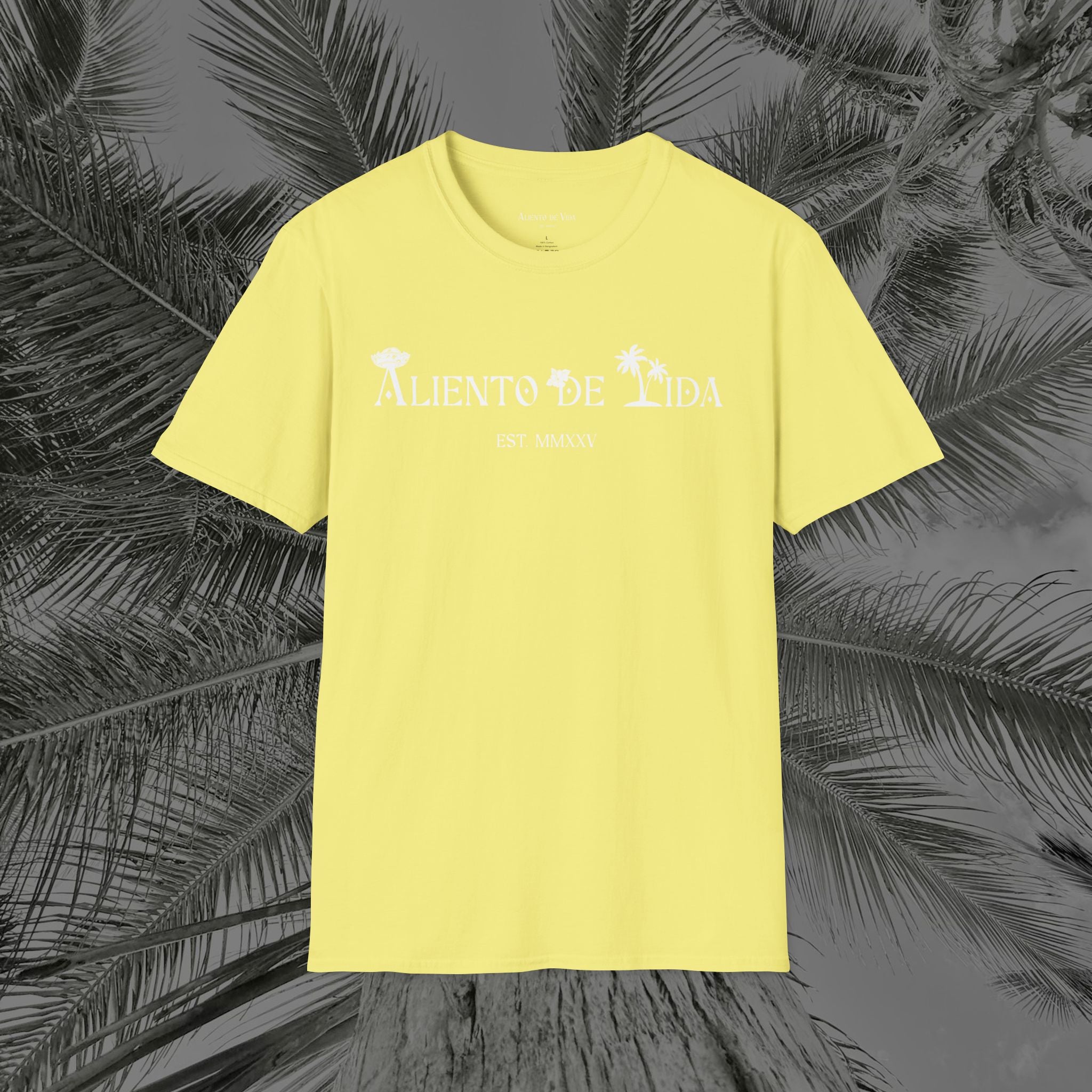 A Slice of Paradise - PR COLLECTION - (UNISEX) Soft style T-Shirt - Aliento De Vida