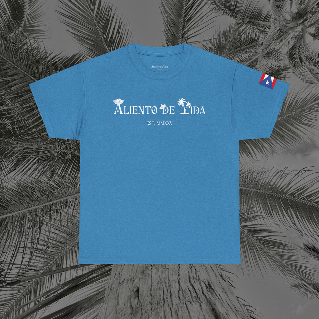 Island Cruiser - PR COLLECTION - (UNISEX) Heavy Cotton Tee - Aliento De Vida