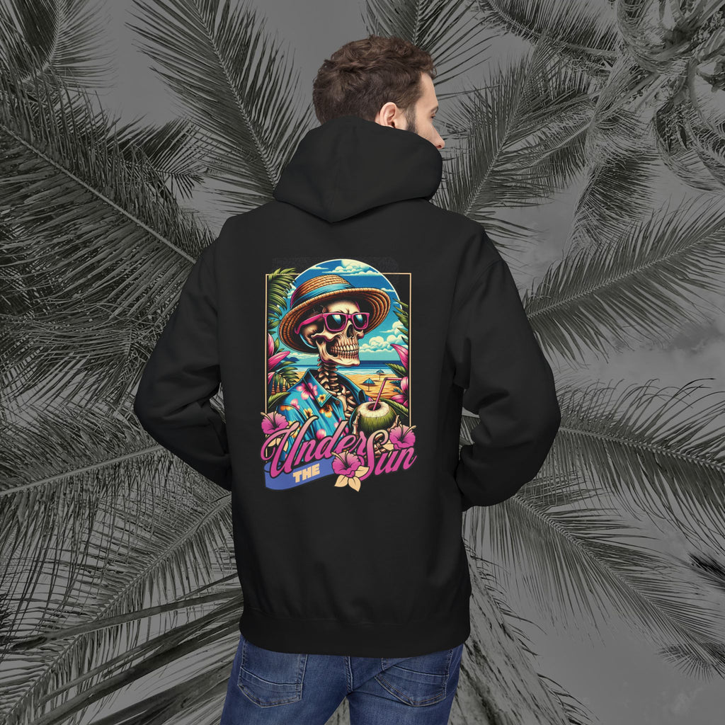 Resting Beach Face - (UNISEX) Midweight Fleece Hoodie - Aliento De Vida