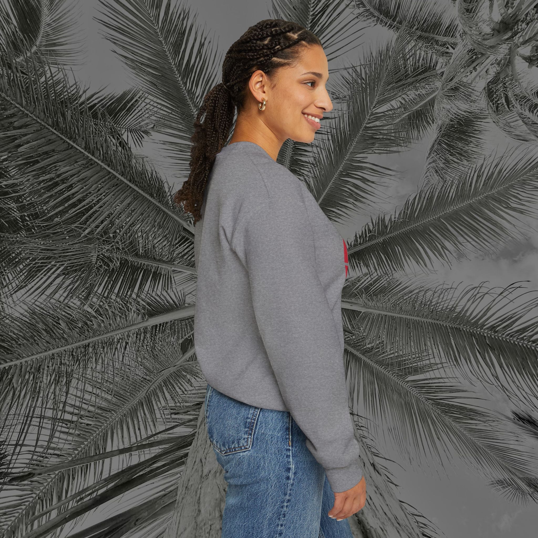 Naughty by Nature, Santa by Choice - (UNISEX) Cozy Crewneck Sweatshirt - Aliento De Vida