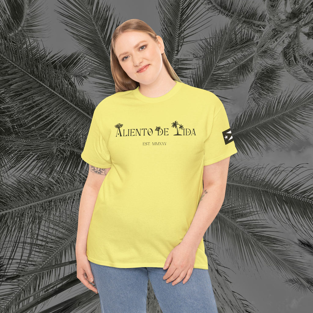 Frog Of The Island - PR COLLECTION - (UNISEX) Heavy Cotton Tee - Aliento De Vida