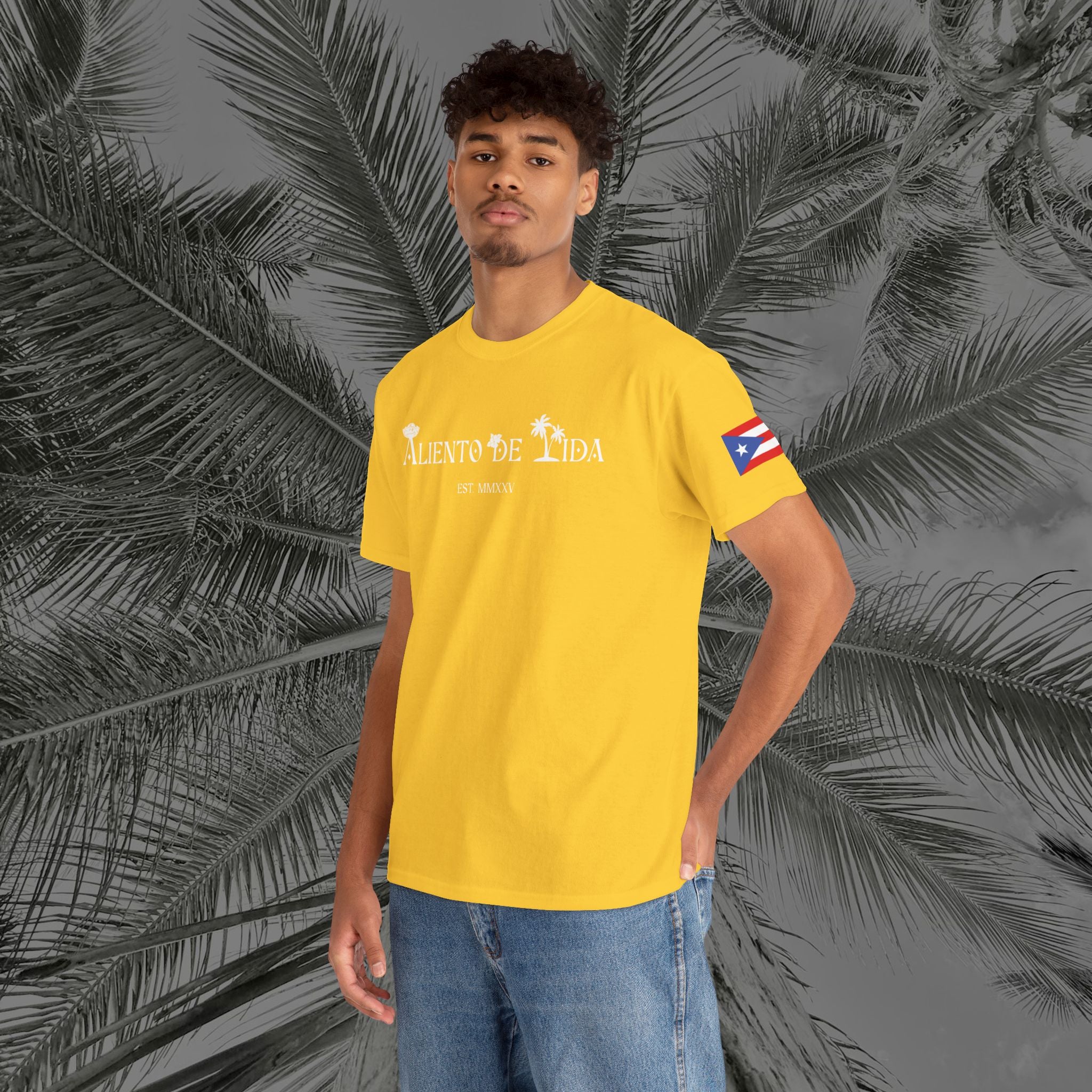 Crack Open A Unique Medalla - PR COLLECTION - (UNISEX) Heavy Cotton Tee - Aliento De Vida