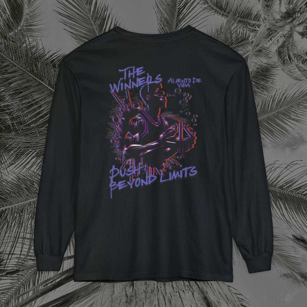 HUSTLE - (UNISEX) Long Sleeve Shirt - Aliento De Vida