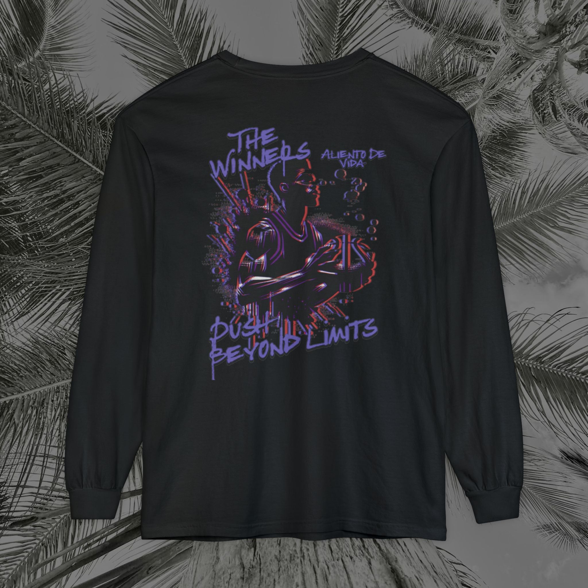 HUSTLE - (UNISEX) Long Sleeve Shirt - Aliento De Vida